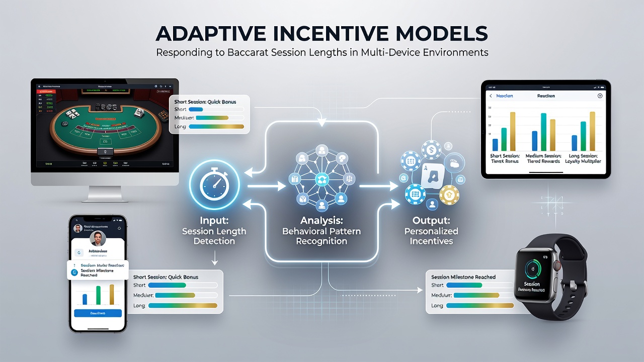 Flowchart of adaptive incentive logic adjusting cashback based on session duration and device switches