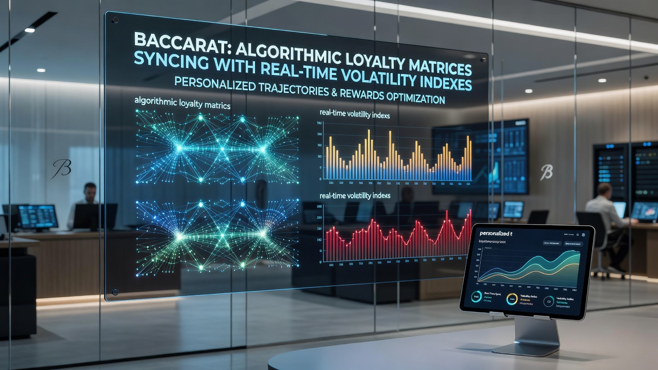 Close-up of casino interface displaying volatility index synchronization with baccarat loyalty matrices