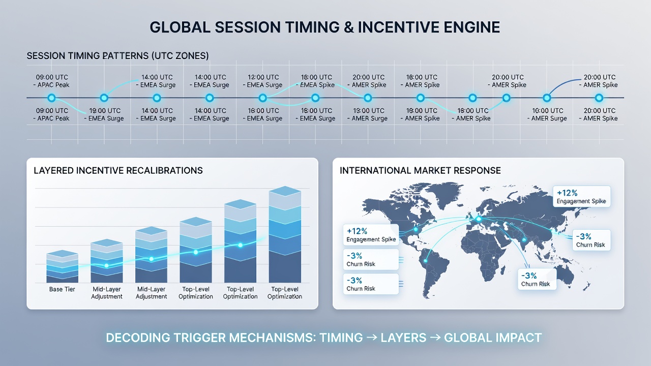 Flowchart of international virtual card platforms and timing-based incentive layers