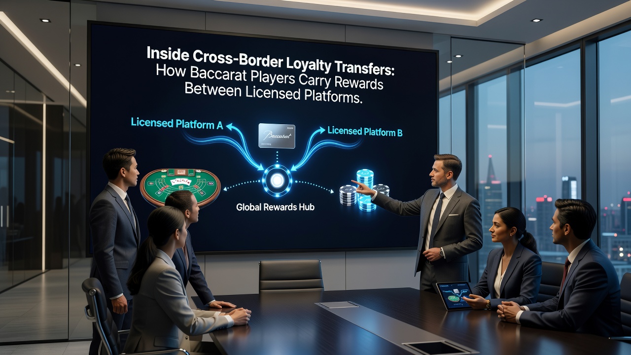 Cross-border loyalty transfer interface showing reward balances between Europe and Asia platforms