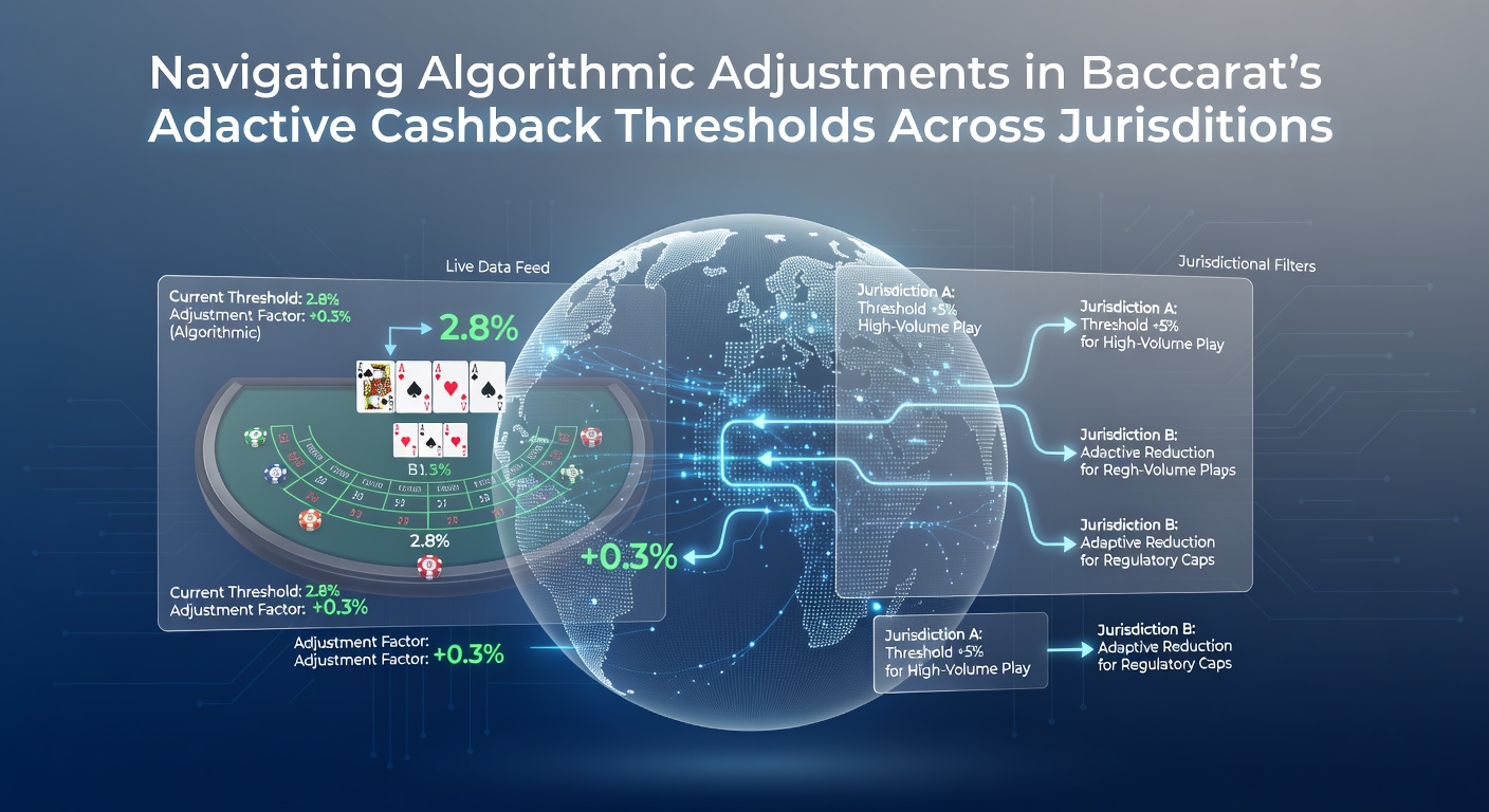 Illustration of algorithmic cashback adjustments in baccarat across global jurisdictions