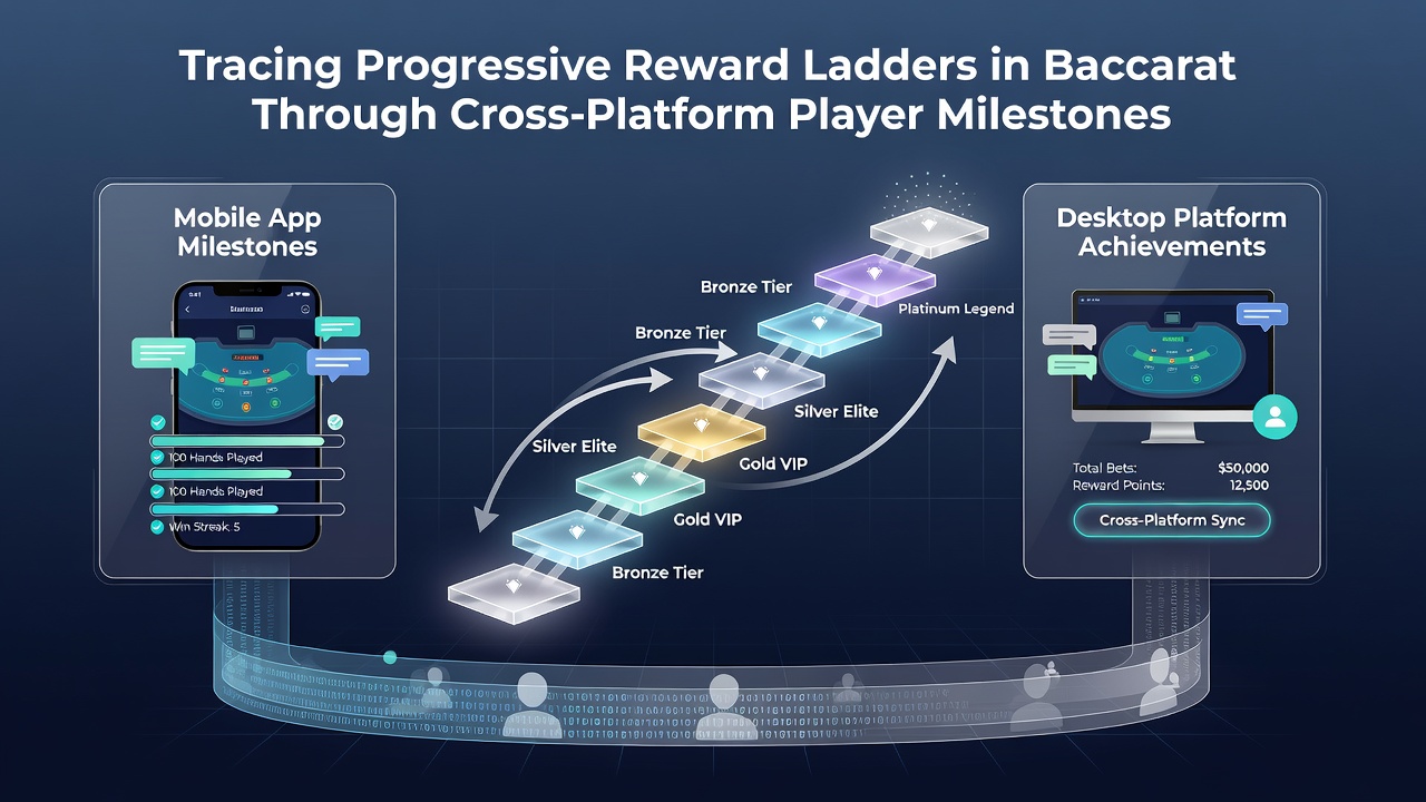 Chart illustrating tier progression and milestone achievements in baccarat loyalty programs